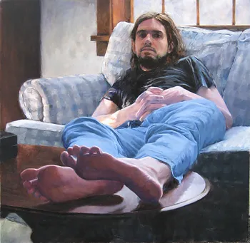 Painting Oil_Alan Resting_36x36